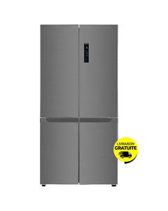 Réfrigérateur Side By Side TCL C512CDN 512L NoFrost - Inox