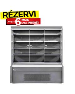 Réfrigérateur Vitrine Ventilé MONTBLANC Jonquille 440-006 - Silver