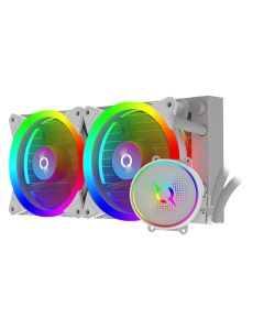 Refroidisseur de processeur Gamer AQIRYS AQUARIUS 240 AIO ARGB - Blanc