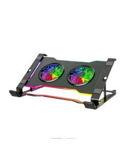 Refroidisseur Gamer HAVIT F2064 RGB 17" 2 Ventilateurs Noir