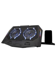 Refroidisseur Gamer WHITE SHARK Shadow 17,3" RGB Noir