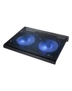 Refroidisseur TRUST AZUL Pour Pc Portable 15.6" Éclairage bleu - Noir