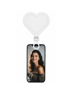 Ring Light Portatif K02 LED pour Smartphone - Blanc