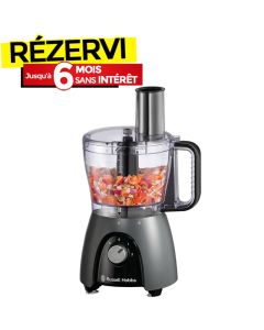 Robot Multifonction RUSSELL HOBBS Matte Charcoal 600W - Noir