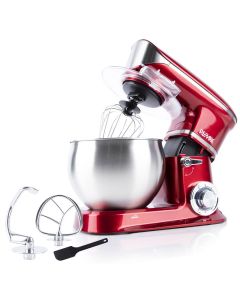 Robot Pétrin Remax 1500W Bol 6 Litres avec Accessoires Rouge