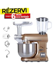 Robot Pétrin Multifonction TOPMATIC PKM-1800 1800W - Cuivre