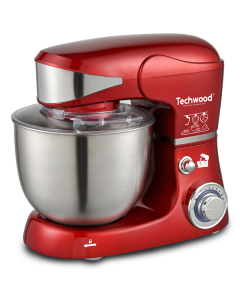 Robot Pétrin TECHWOOD TRO-1055 5 Litres 1000W - Rouge 