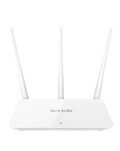Routeur WiFi TENDA F3 300 Mbps 3 * 5dBi Antennes - Blanc (TENDA-F3)