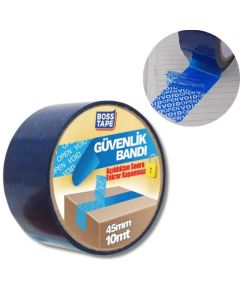 Ruban Adhésif BOSS TAPE De Sécurité Open Void 10m x 45mm - bleu