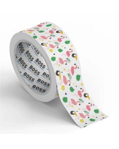 Ruban Adhésif BOSS TAPE Décoratif Flamingo 25m x 45mm