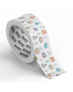 Ruban Adhésif BOSS TAPE Décoratif Hibou 25m x 45mm
