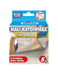 Ruban adhésif BOSS TAPE double face antidérapant pour tapis 50 mm X 5 mètres 