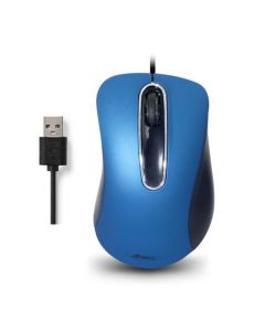 Souris Optique ADVANCE Shape 3D USB Filaire - Bleu