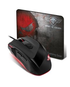 Ensemble Souris Filaire & Tapis SPIRIT OF GAMER Elite Pro-M3 - Rouge