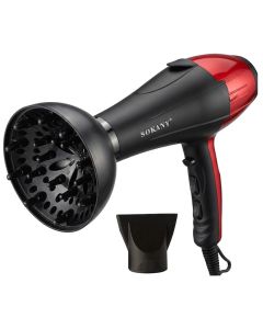 Sèche Cheveux Sokany SK 14010 Puissance 2000W Style Rouge