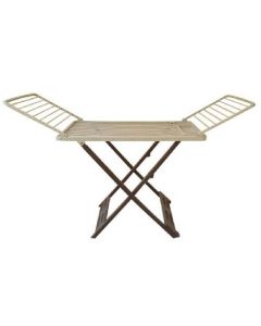 Sèche Linge ROTIN SOFPINCE 180 x 52.5 x 109 cm - Grège 