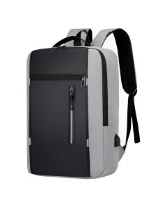 Sac à Dos Pour Pc Portable 15.6'' Avec Port USB - Gris
