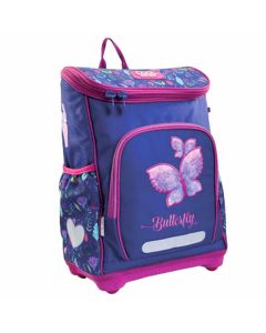 Sac à Dos Primaire COOL SCHOOL Ergo Butterfly M - Bleu&Rose