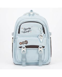 Sac à Dos Scolaire 3 Compartiments Primaire Collège Bleu