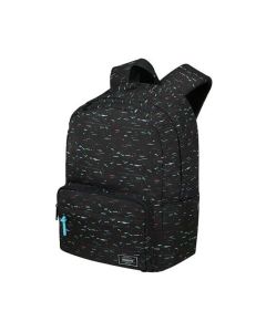 Sac à Dos Scolaire Lycée AMERICAIN TOURISTER Lifestyle Glitch - Noir