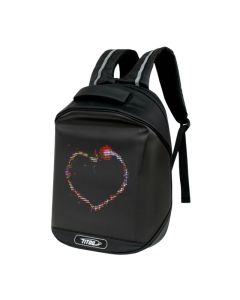 Sac à Dos Scolaire TITOU avec Écran LED Noir