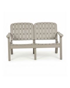 Salon de Jardin SOFPINCE DIVAN SILVA – 2 Fauteuils – Grège