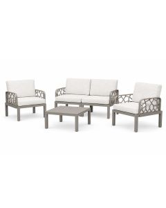 Salon de Jardin SOTUFAB Portofino - 4 Places - Gris