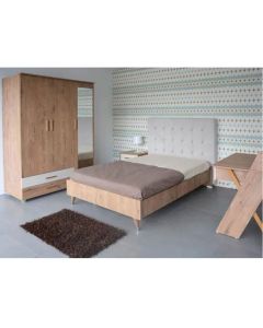 Chambre Enfant RIM 120x90cm 3 Portes - Ostippo Chène / Crème - Tunisie