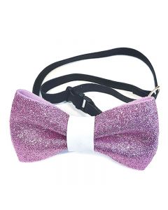 Collier Papillon FELICAN Pailleté RECORD 10 cm Pour Chat & Chien - Rose