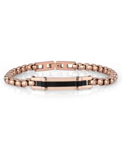 Bracelet Homme POLO SANTA BARBARA - Rose Gold & Noir (SBJ-4-1075-4)