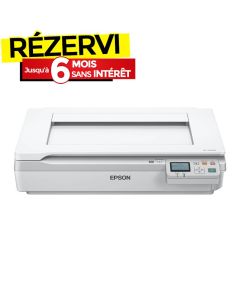 Scanner à plat EPSON Work Force DS-50000N A3 Réseau - Blanc(B11B204131BT)