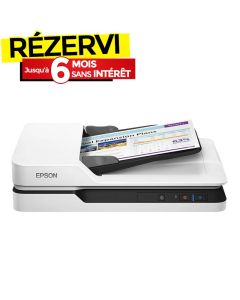 Scanner à plat EPSON WorkForce DS-1630 A4 Recto-Verso-Blanc(B11B239402)