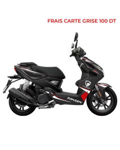 Scooter à Essence UNISCOOT ZONSEN ZT6 125CC - Noir