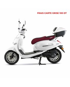 Scooter blanc Catalaya Tuniznen 125cc