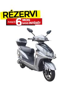 Scooter Électrique BEGATI 1000 Watts Avec Coffre - Gris