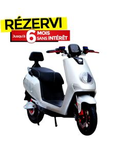 Scooter Électrique E-POWER 1200 Watts - Blanc