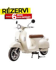 Scooter Électrique E-RIDER E-CLASSIC 1200 Watts - Blanc