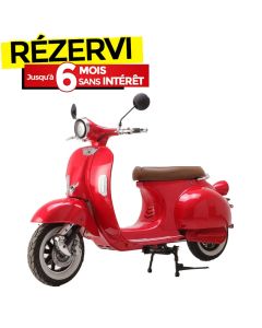 Scooter Électrique E-RIDER E-CLASSIC 1200 Watts - Rouge