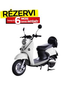 Scooter Électrique E-RIDER E-ECO 1000 Watts - Blanc