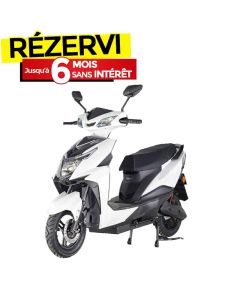 Scooter Électrique E-RIDER E-TECH  1200 Watts - Blanc