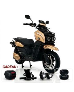 Scooter Électrique M2 RIDE Supreme 3000W 70 km/h Gold