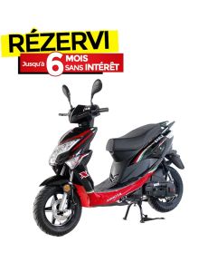 Scooter ZIMOTA EAGLE 49cc - Noir & Rouge