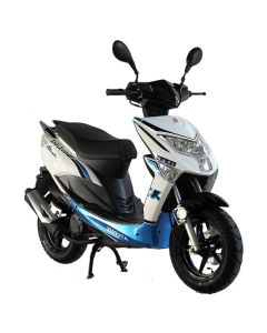 Scooter ZIMOTA EAGLE 50 - Blanc&Bleu