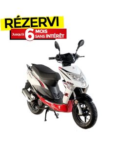 Scooter ZIMOTA EAGLE - Blanc&Rouge