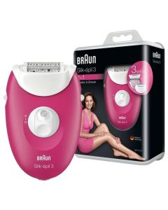 Épilateur BRAUN Série 3 SE3-273 - blanc & rose