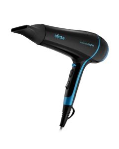 Sèche-Cheveux UFESA 2400W Noir et Bleu