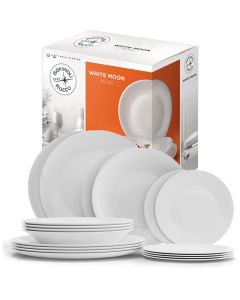 Service de Table 18 pièces BORMIOLI ROCCO TOLEDO - Blanc