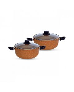 Set De 2 Faitouts COOK'ART 18cm&22cm - Bronze