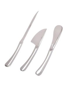 Set 3 Couteaux A Fromage ABERT - Inox