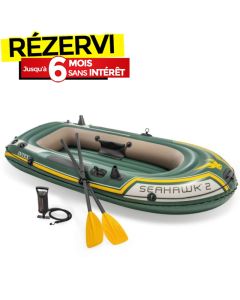 Set Bateau Gonflable INTEX Seahawk 2 Pour 2 Personnes